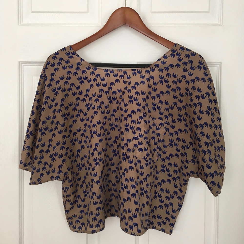 Elephant Patterned Top